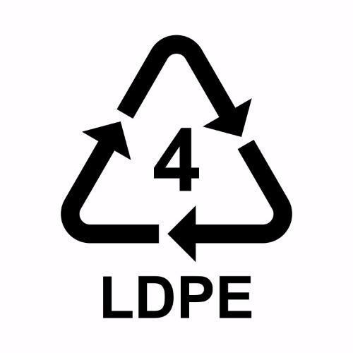 Plastic Code 4 LDPE Symbol